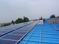 Roof Solar Mounting Structure For Sheet Metal Roof